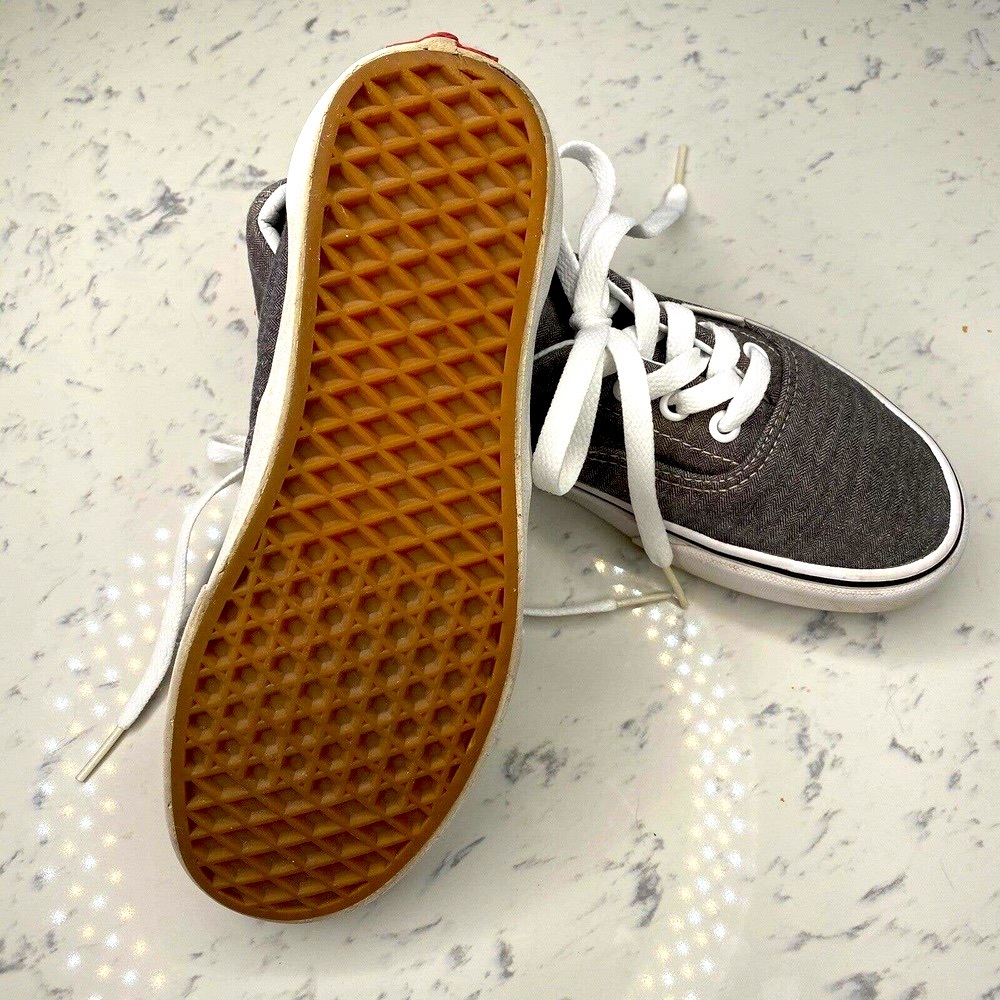 RARE VANS CLASSIC GRAY HEATHER EUC Unisex Shoes Men 5.5 vans off the wall - Picture 7 of 9